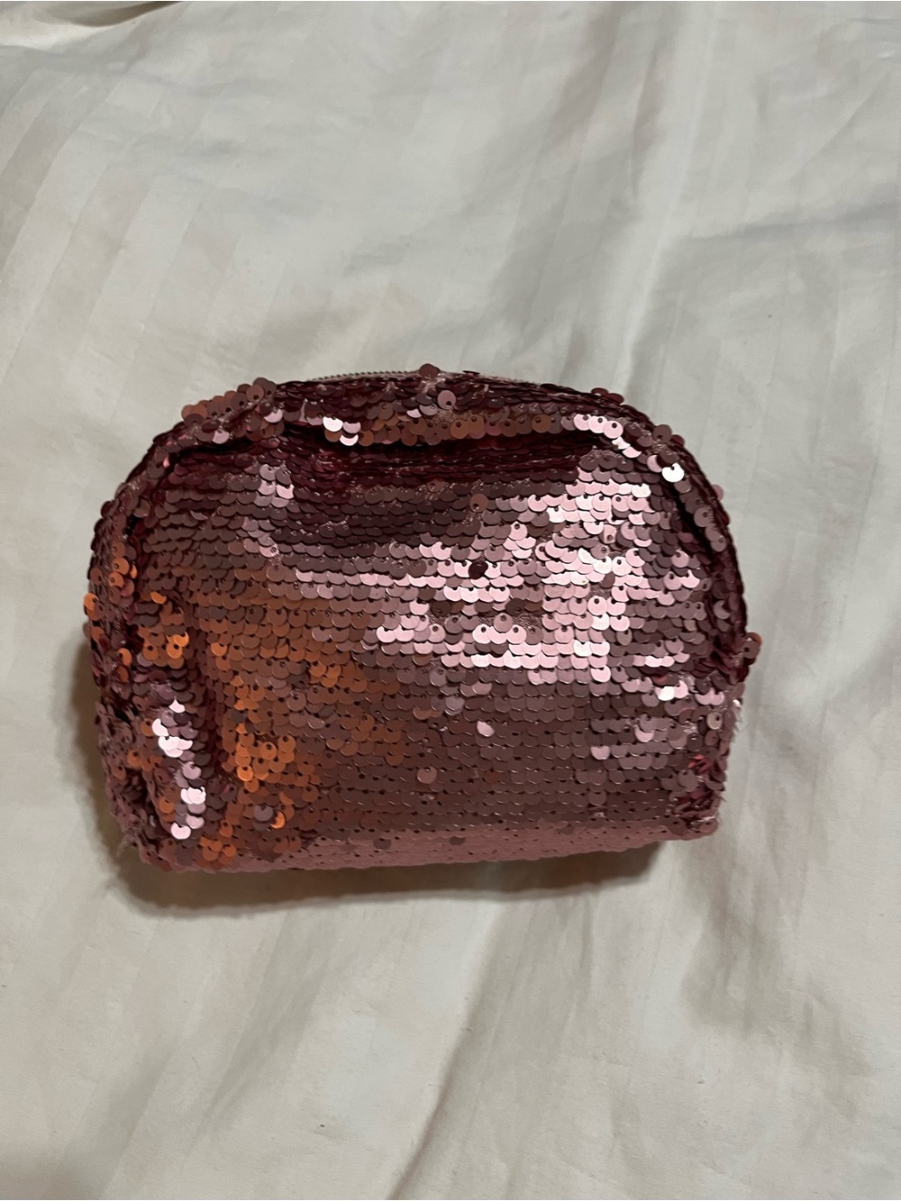 Sequin Mini Pouch - Rose Pink